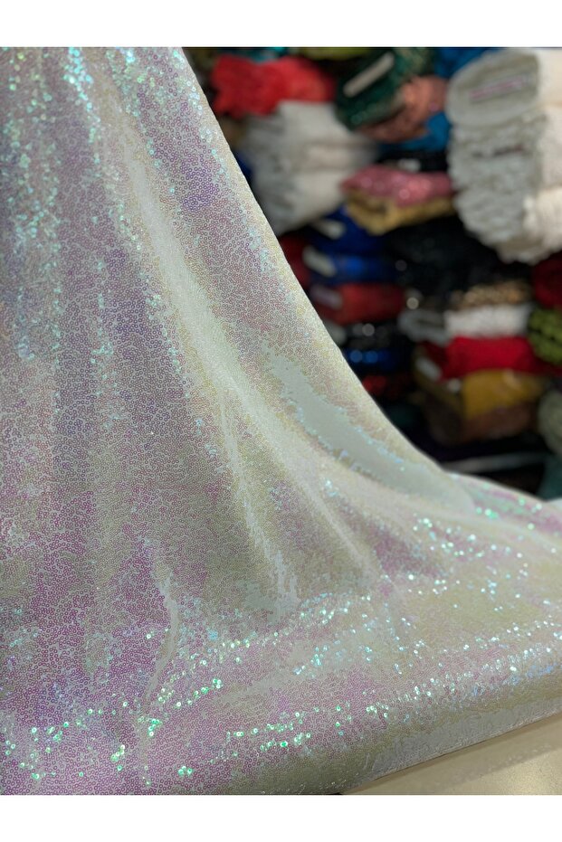 3 MM PULLU PAYET KUMAŞ - 1