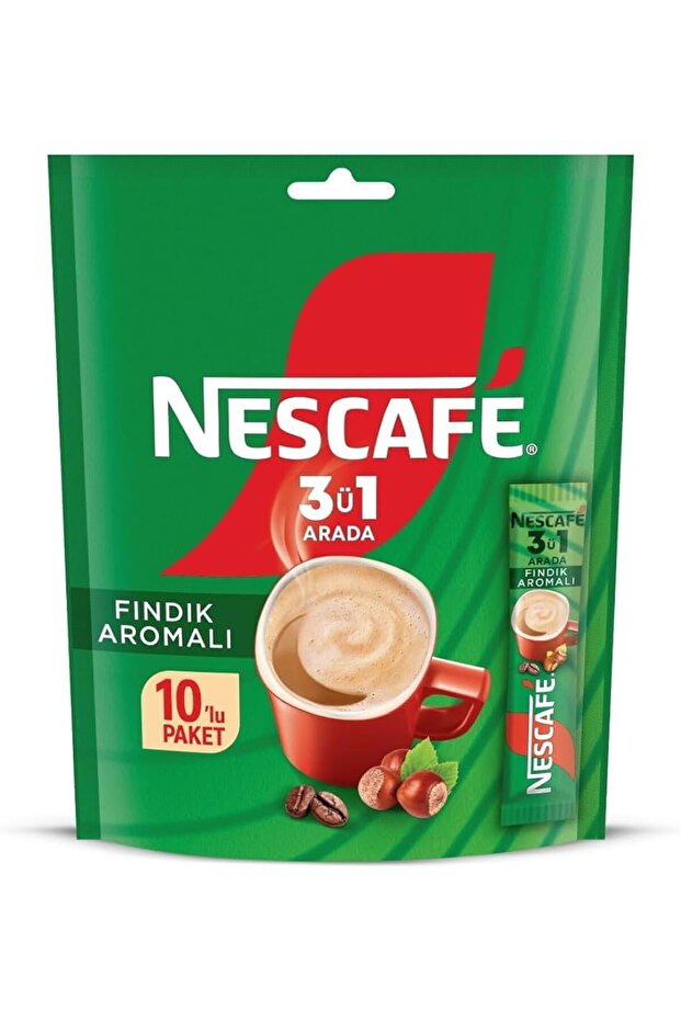 3u1arada fındık aromalı 10 lu kahve - 3