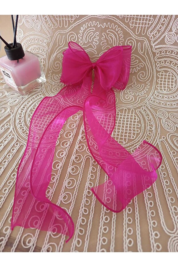 Long Tulle Bow Buckle - 1