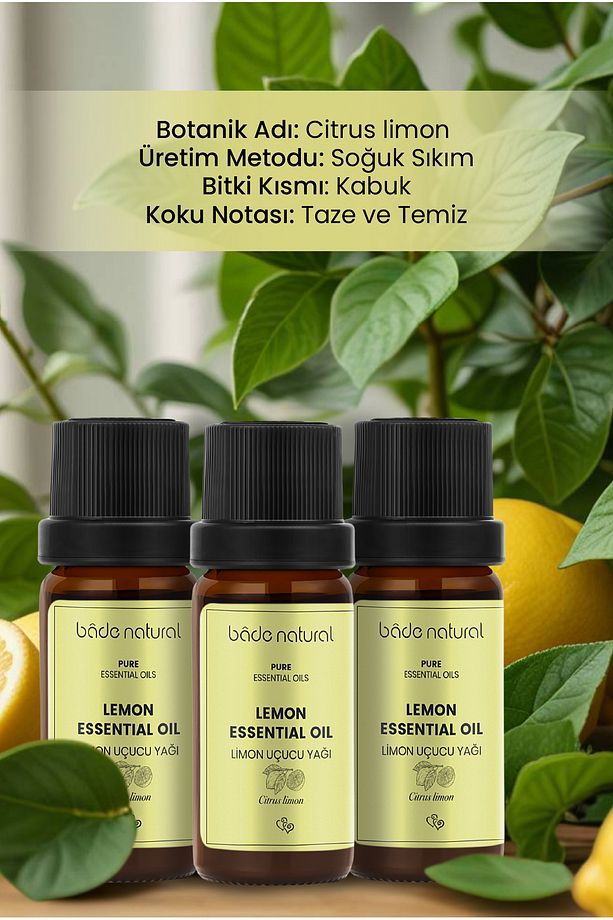 Limon Uçucu Yağı %100 Saf 10 ml - 3