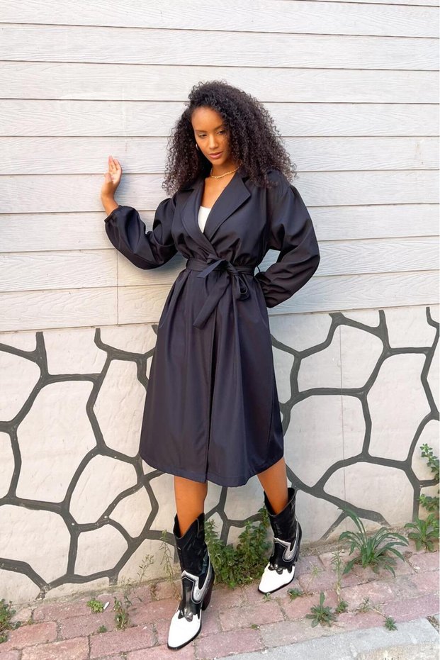 Women's Kruveza Collar Trench Coat