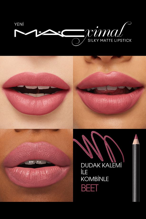 M·a·cxımal Silky Matte Lipstick Nemlendirme Etkili Yoğun Renk Sağlayan Ruj - Get The Hint? - 5