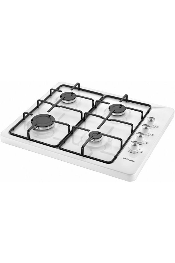 Eminçelik Ec-sü 3140 We60 Ng Set Üstü (TEZGAHÜSTÜ) Beyaz Emaye Ocak Sancak Alimer - 3