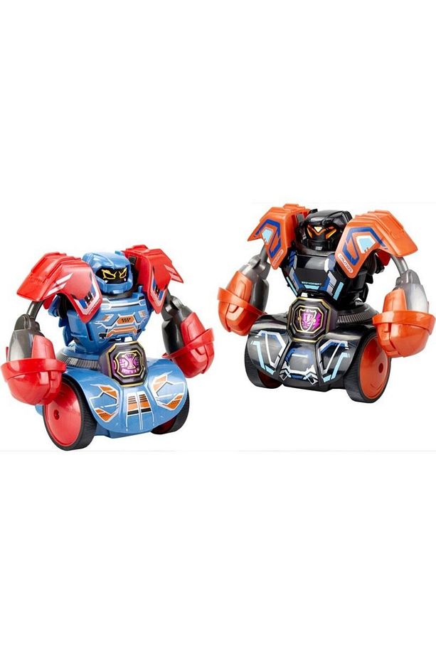 Robo Kombat Spin Battle Kırmızı-Mavi 360° Dönen Yumruğu ile Robot Dövüşü - 3