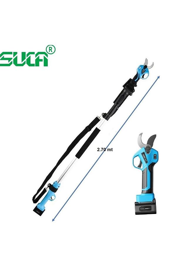 SC 8614A-U LED Ekranlı Uzatmalı Budama Makası 35 mm - 1