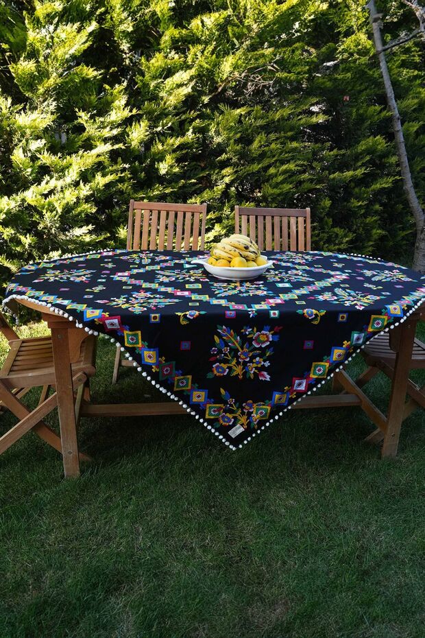 Ethnic Patterned Tablecloth - 1