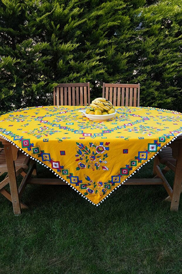 Ethnic Patterned Tablecloth - 1