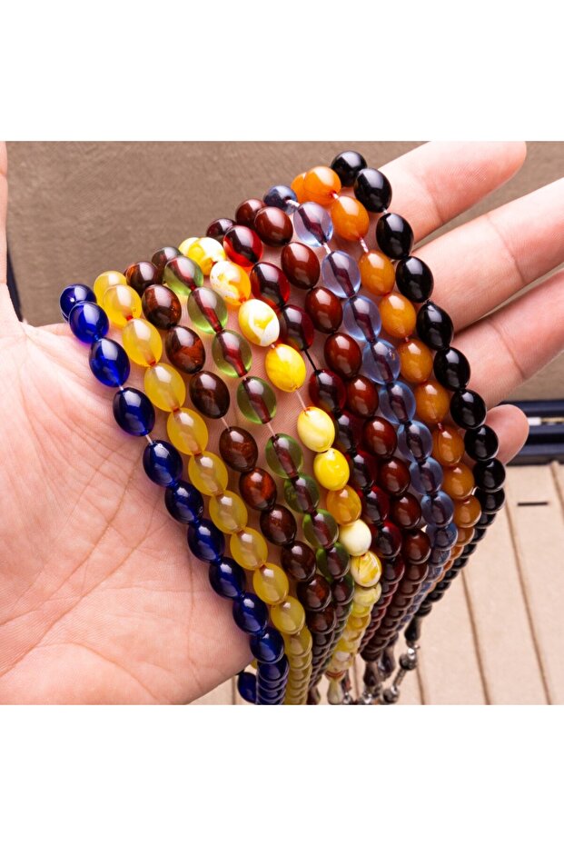 10 Adet Arpa Model Tesbih, Hediyelik Tesbih,Toptan Tesbih - 2