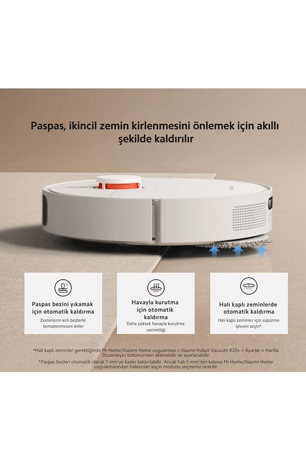 İstasyonlu Robot Süpürge 6000pa Sesli Kontrol Robot Vacuum-hepsi Bir Arada Otomatik Robot Süpürge - 3