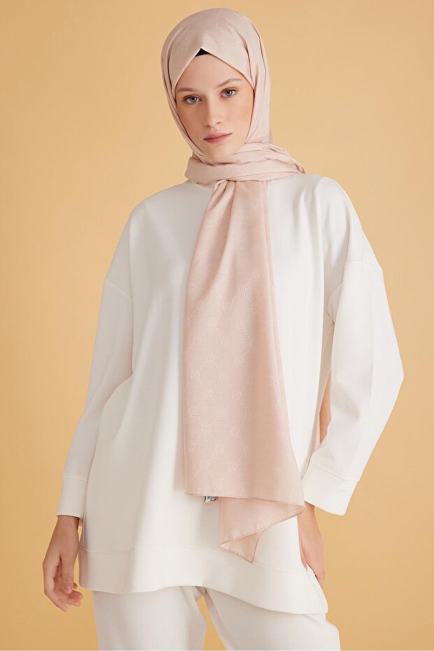 شال مونوغرام طازج S00OA 0444404 -73