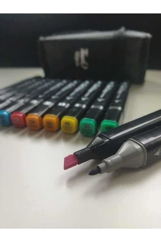 Marker kalem Touch marka 12'li set - 3