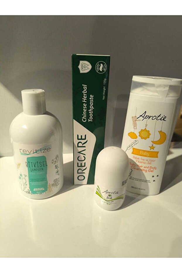 Tıens Bitkisel Şampuan/ Aprotie Bebek Yıkama Jeli/Oracare Diş Macunu/ Fresh Roll-On Deodorant - 1