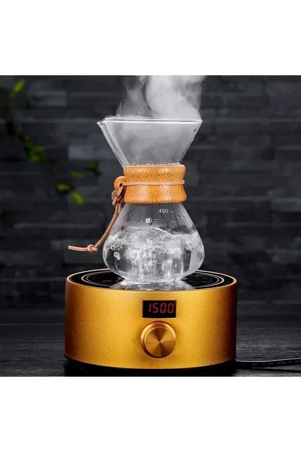 Borosilikat Cam Dripper Filtre Kahve Demleme Aparatı Ekipmanı 400 Ml - 4