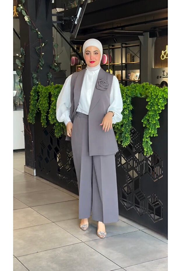 44109 - طقم حجاب مزدوج - 2