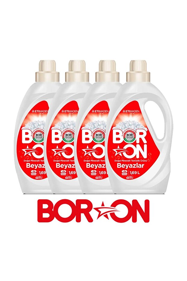 Doğal Mineralli Sıvı Çamaşır Deterjan Beyazlar Için 4 Adet 104 Yıkama - 1