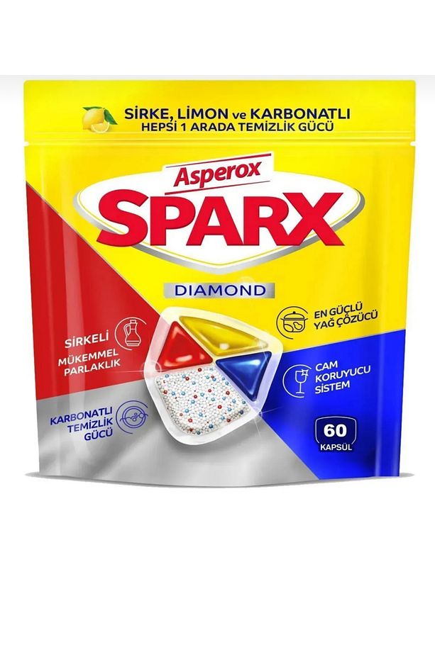 Sparx Bulaşık Tableti 180’li Dev Ekonomik Fırsat (3*60) - 1