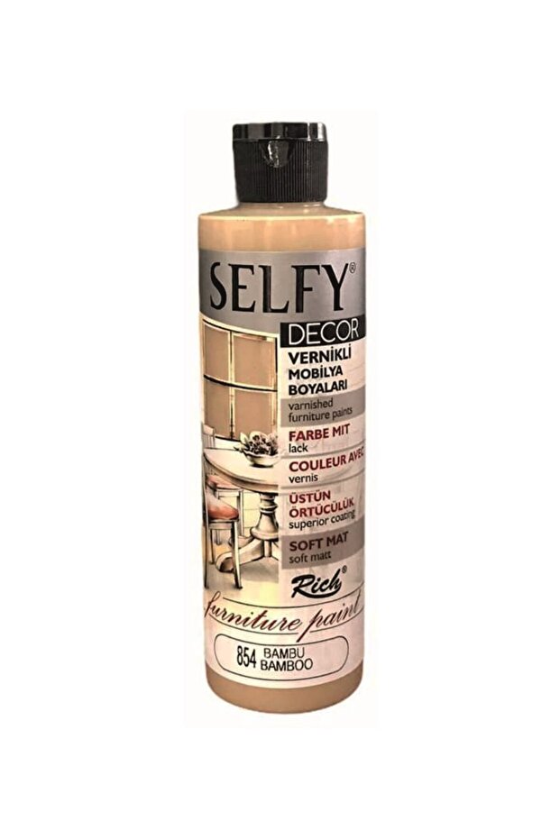 Selfy Dekor Vernikli Boya 854 Bambu 240 ml - 1