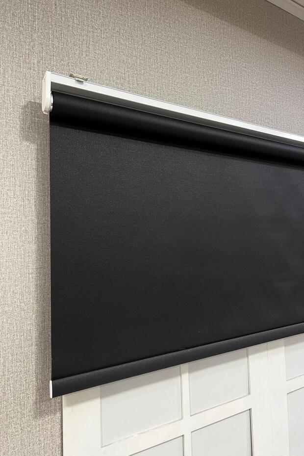 Stor Perde İthal Mat Polyester Siyah - 5