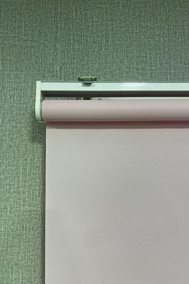 Stor Perde İthal Mat Polyester Pembe p1130 - 3