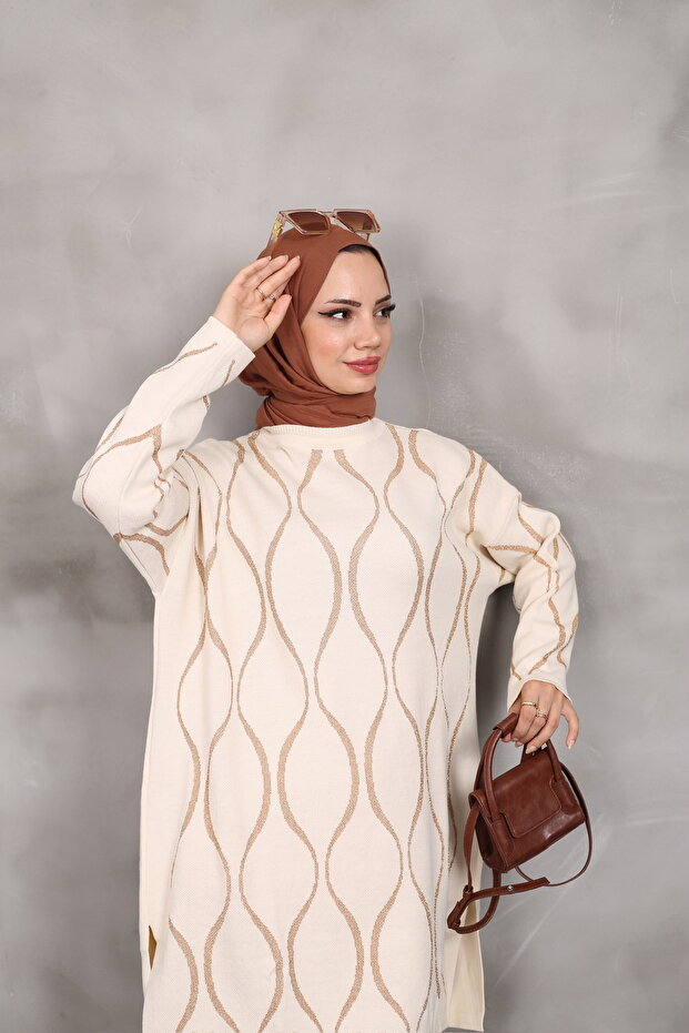 Simli Triko Tunik - 3