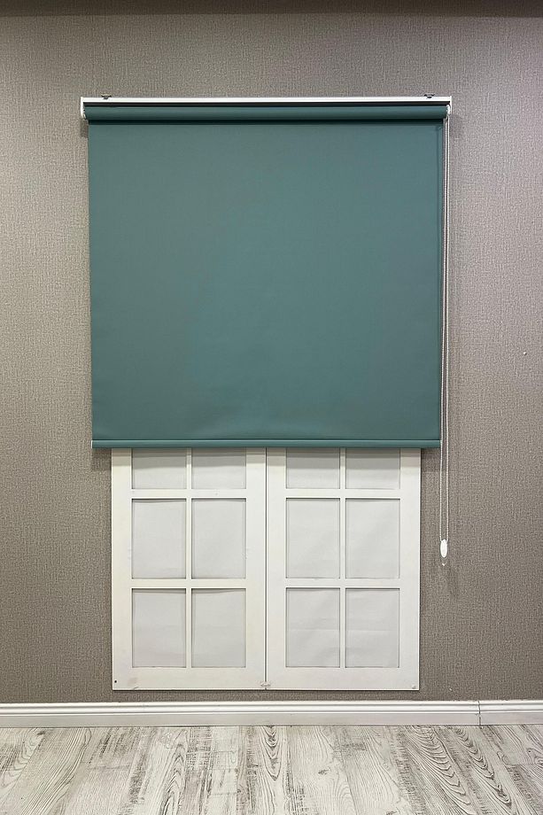 Stor Perde İthal Mat Polyester Yeşil p1380 - 1