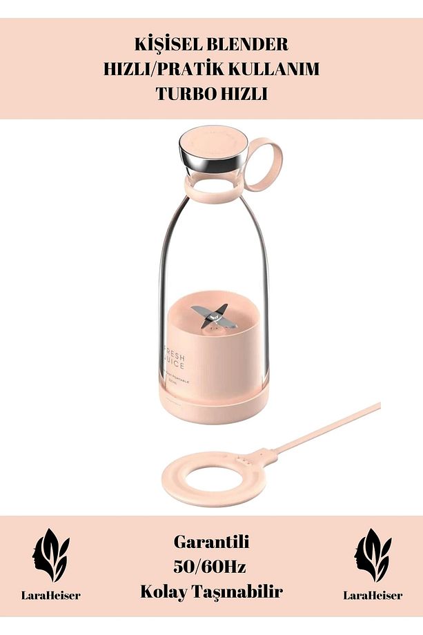 Premium Mini Juice Blender Portable USB Şarjlı 420 Ml - 1