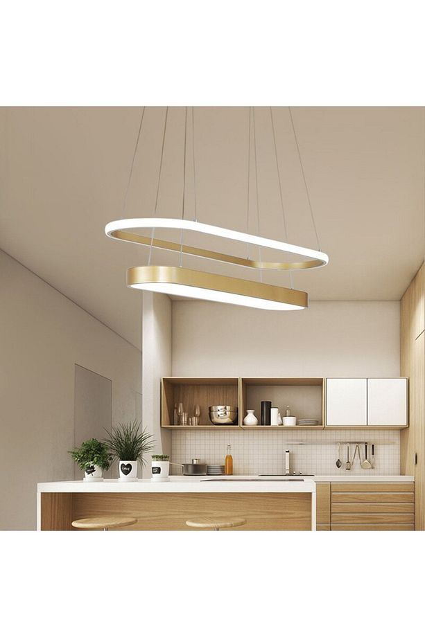 Sarkıt Led Avize Solid 120x18 90x10cm - 1