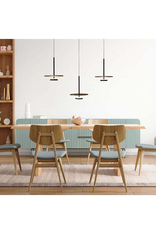 Led Avize Sarkıt Ahşaplı Avize 3*25 cm - 2