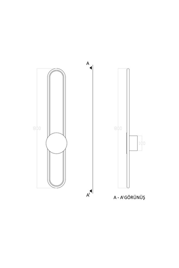 Led Aplik LİA 80 CM - 7