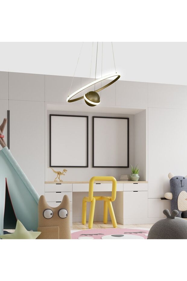 Sarkıt Led Avize Satürn 40cm - 4