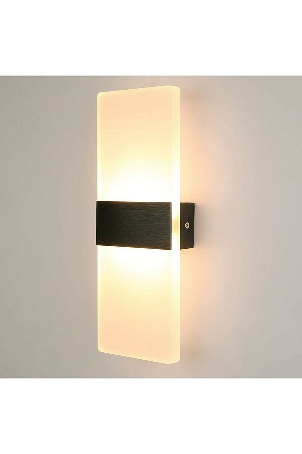 Ledli Akrilik Çift Yön Duvar Aplik 29x11cm - 2
