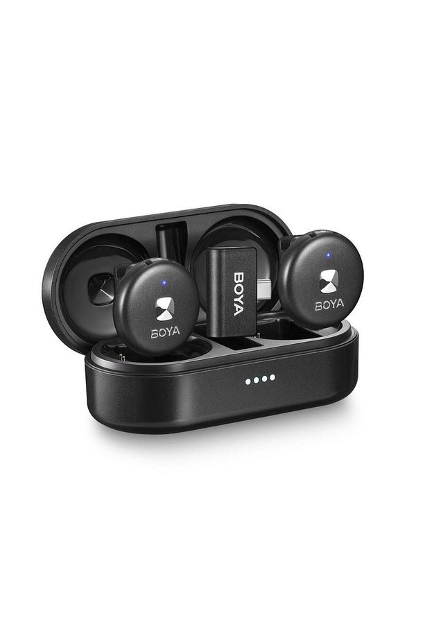 Omic-u Wireless Ikili Yaka Mikrofonu Type-c (SİYAH) - 2