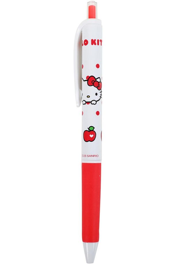 Sanrio Lisanslı Elma Koleksiyonu Jel Tükenmez Kalem - Hello Kitty - 1