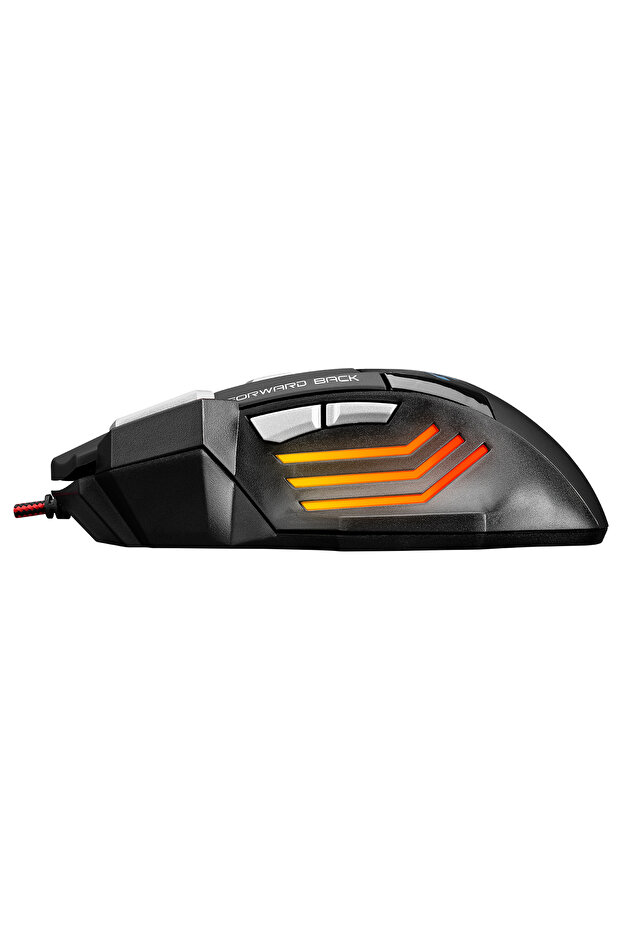 3600 Dpi 7 Tuşlu X7 Rainbow RGB LEDLİ Oyuncu Mouse 1.5 Metre Kablolu x7 Mouse - 4