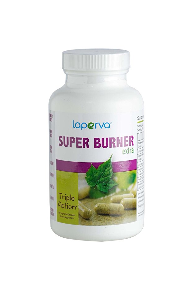 Super Burner Extra, 90 Veggie Capsules, Contain The Strongest 8 Natural Components.