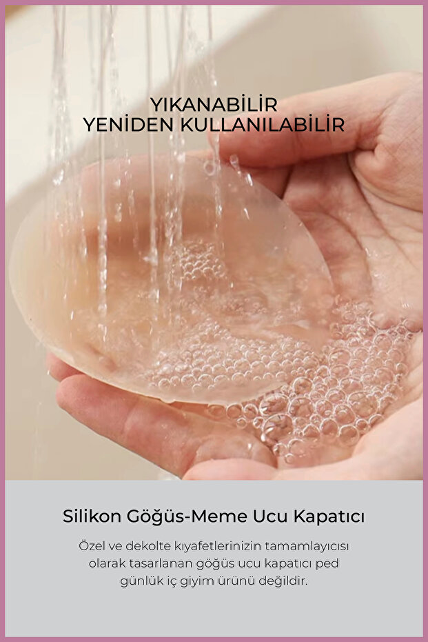 2 Çift Silikon Göğüs Ucu Kapatıcı Silikon - 1