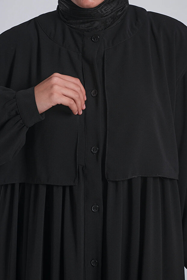 Allerli Ferace - Siyah - 2