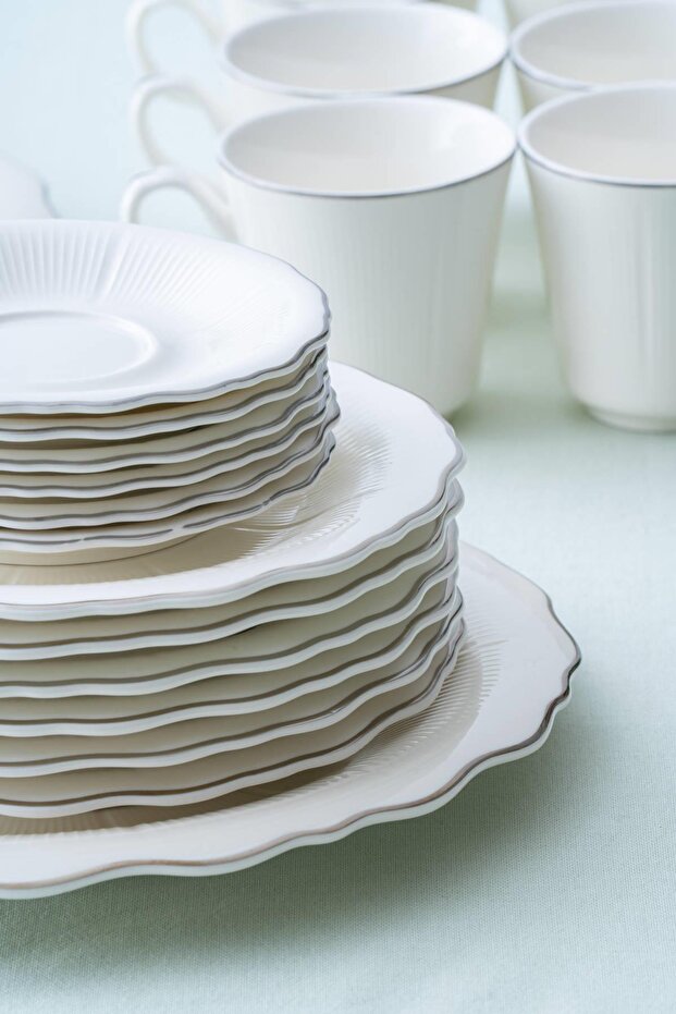 Sinatra 6 Kişilik 20 Parça Brunch Seti - Silver - 1