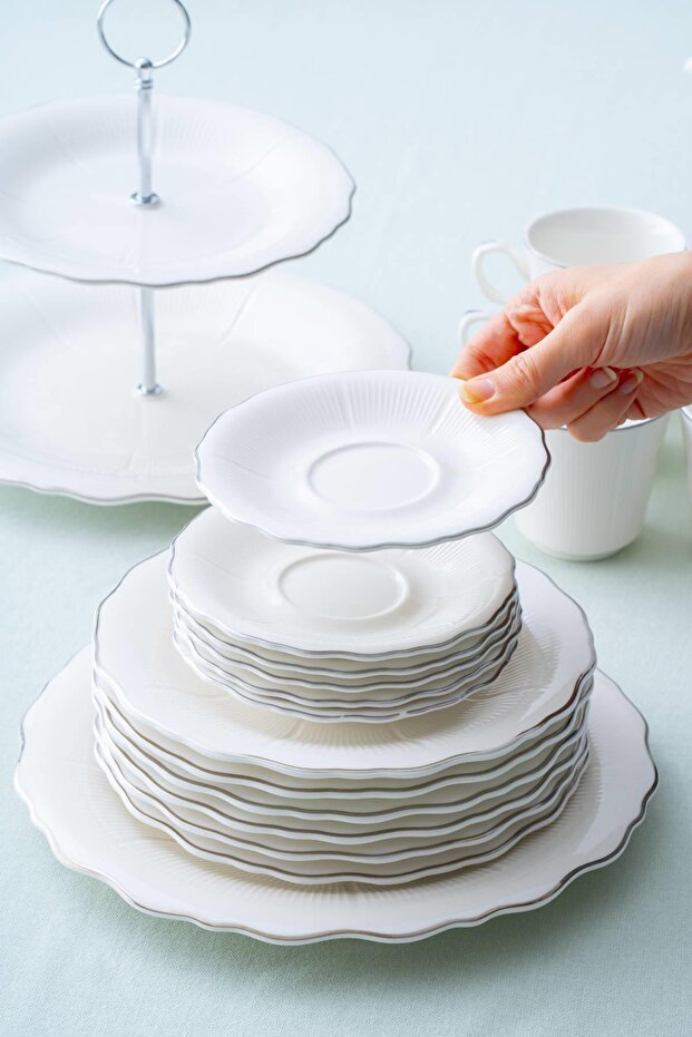 Sinatra 6 Kişilik 20 Parça Brunch Seti - Silver - 2