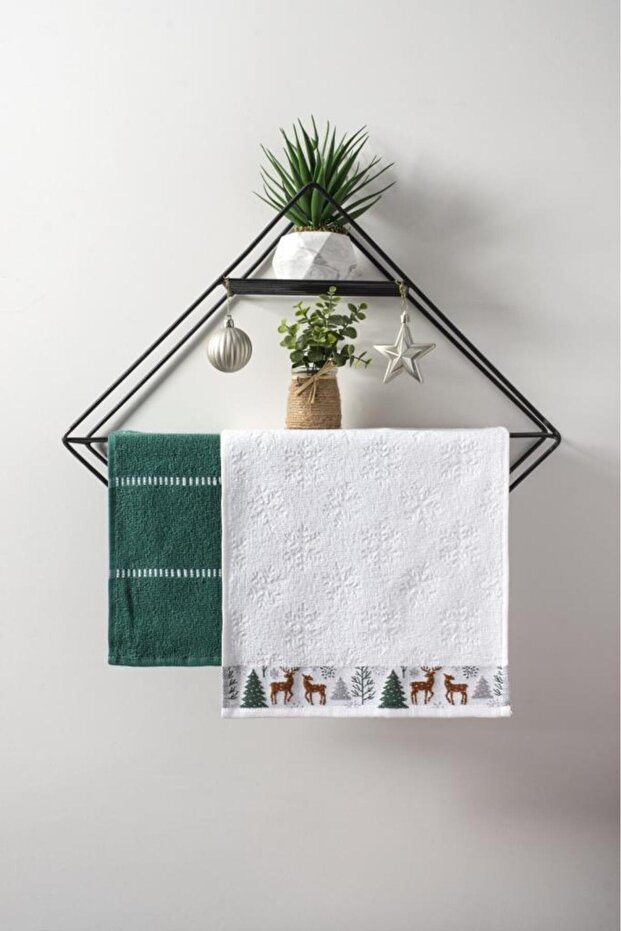 Mimosa New Year 2-Piece Gift Towel Set – 30X50Cm