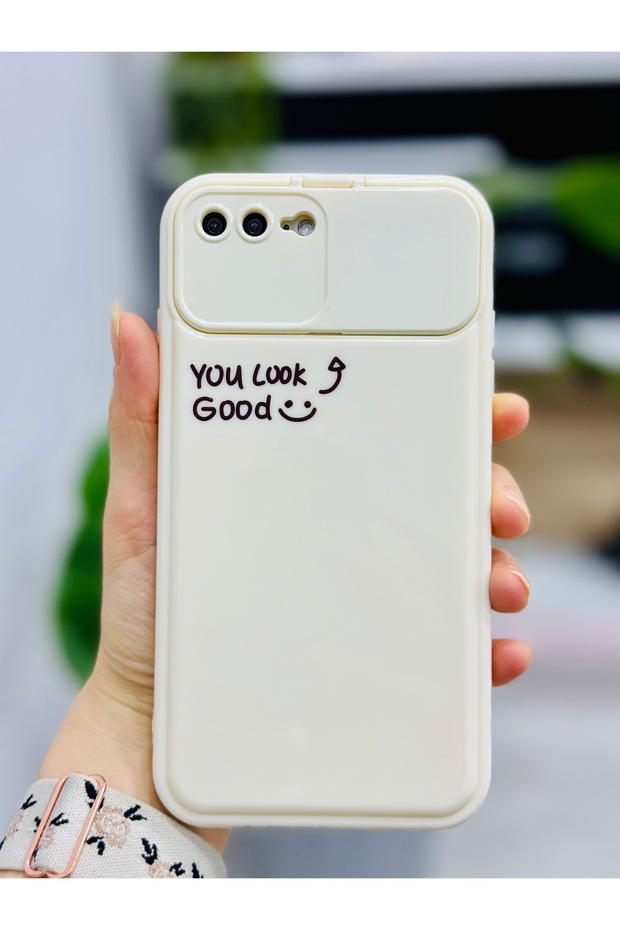 حافظة سيليكون متوافقة مع هاتف Iphone 6 Plus - 7 Plus - 8 Plus مع نموذج مرآة للكاميرا - 3
