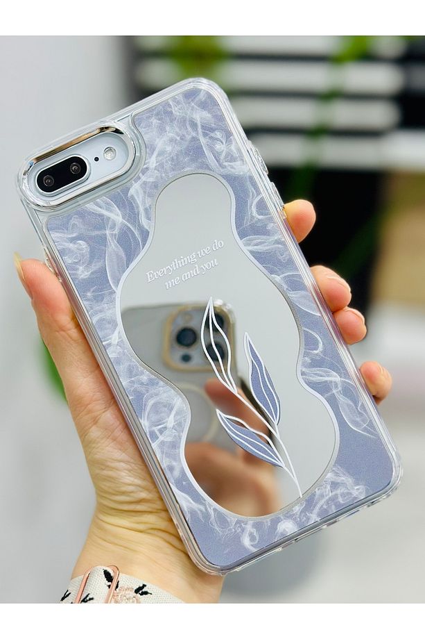 IPhone 6 PLUS - 7 Plus - 8 Plus Uyumlu Aynalı  Model Silikon Kılıf - 1