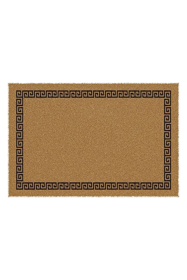 Paspas Konsept Siyah Çerçeve Desenli Kapı Önü Paspası 40 x 60 cm - 4