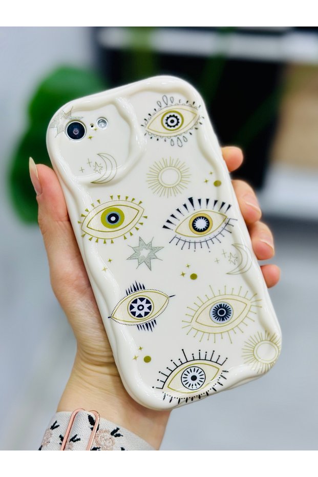 iPhone 7 - 8 - Se 2020 Compatible Evil Eye Printed Anti-Strike Launch Case