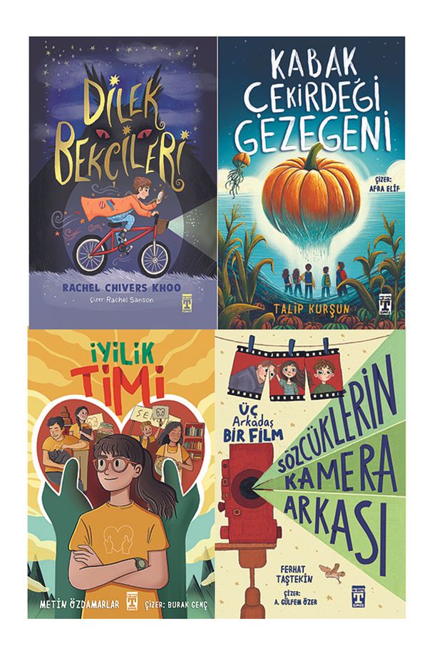 4.5.6. Sınıf Okuma Seti 4 Kitap Dilek Bekçileri-kabak Çekirdeği Gezegeni-iyilik Timi-sözcüklerin - 1