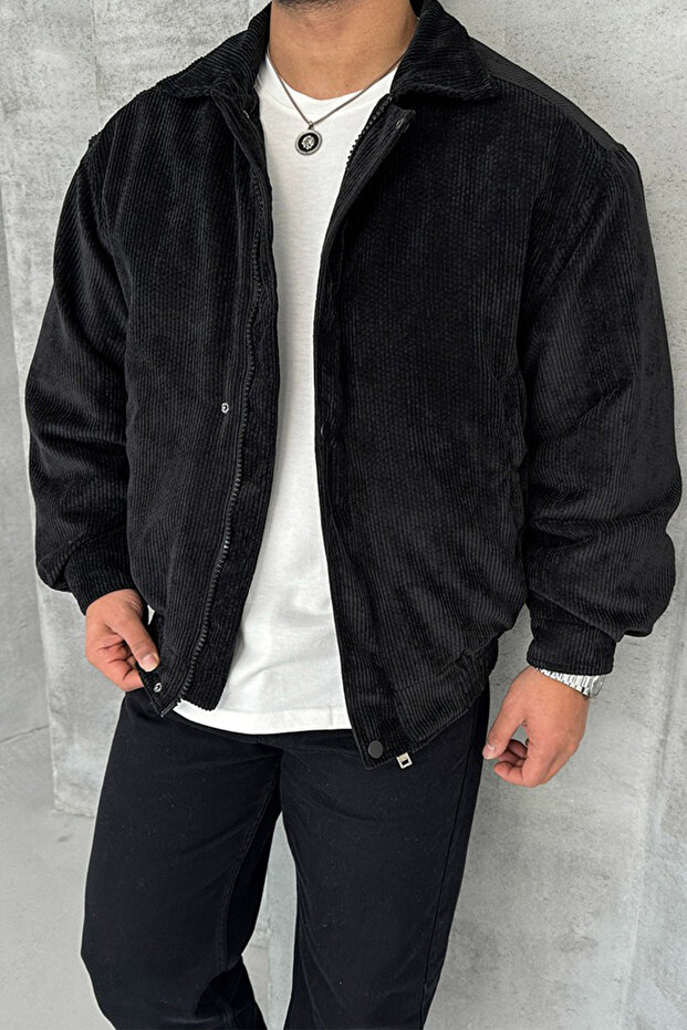 Velvet Men's Windproof Oversize Thick Bomber Jacket