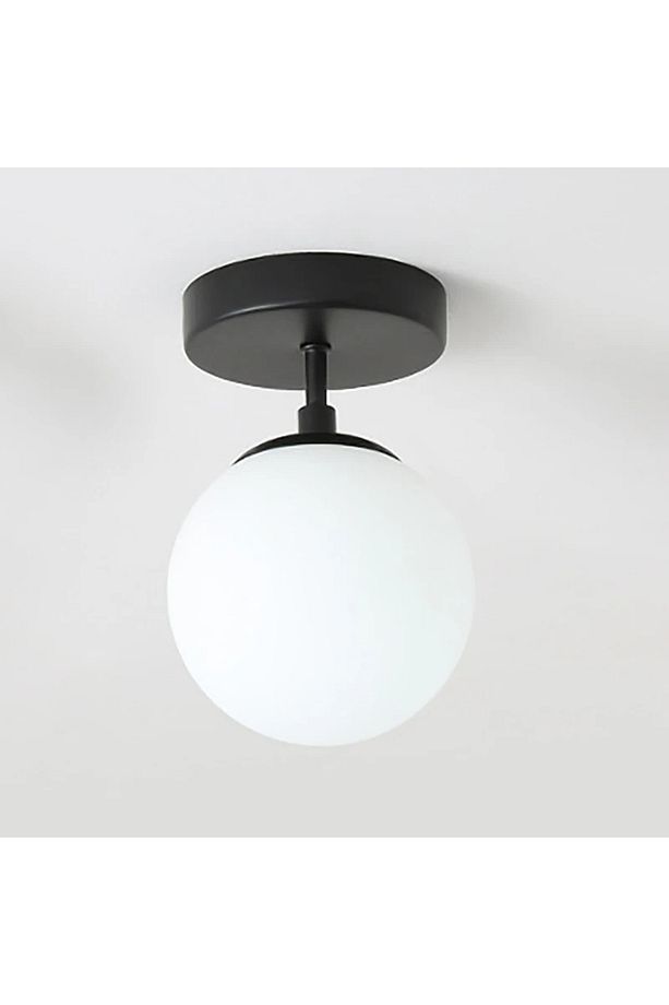 Küre Cam Plafonyer Avize Tavan Lamba Salon Hol Mutfak Avize Tavan Camlı Avize - 4