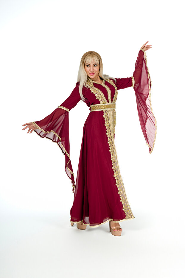 BORDO KAFTAN - 1