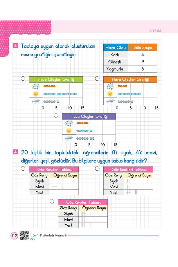 1.SINIF - Problemlerle Matematik - 8