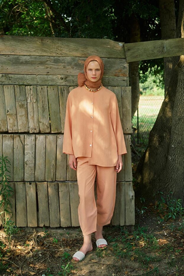 Vual Kraş Şal Şeftali - 6